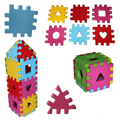 24 Parça Plastik Puzzle