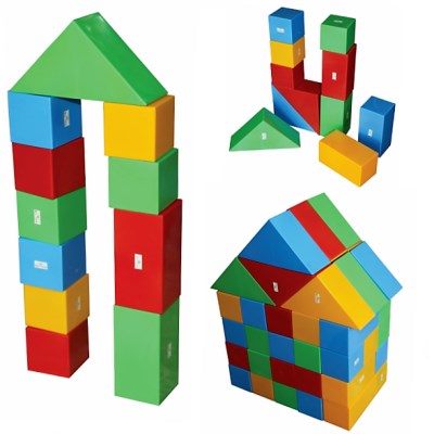30 Parça Eğitici Plastik Bloklar