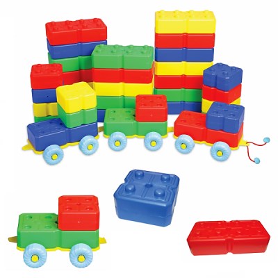 Arabalı Plastik Legolar 40 Parça